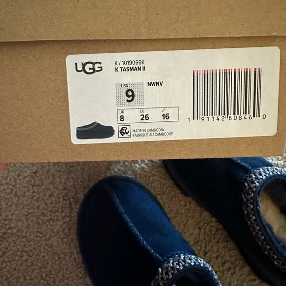 Navy blue toddler clog Uggs - Picture 3 of 3